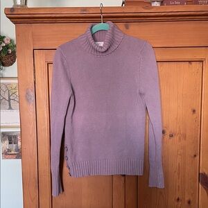 LOFT Lilac Turtleneck Sweater